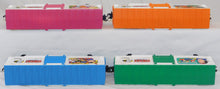 Load image into Gallery viewer, Lionel Disney Mickey Mouse Express Freight Set 15 pcs Engine +14 cars Runs CLEAN
