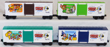 Load image into Gallery viewer, Lionel Disney Mickey Mouse Express Freight Set 15 pcs Engine +14 cars Runs CLEAN
