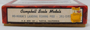Vintage Campbell #392 HO scale Fishing Pier Norm's Landing Complete Sealed Bag