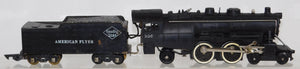 American Flyer 1947 #300 Atlantic Steam Engine  & tender Reading link metal S gauge