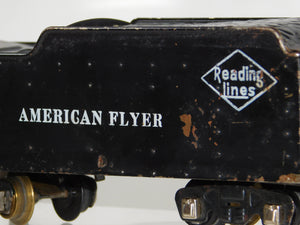 American Flyer 1947 #300 Atlantic Steam Engine  & tender Reading link metal S gauge