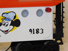 Load image into Gallery viewer, Lionel Disney Mickey Mouse Express Freight Set 15 pcs Engine +14 cars Runs CLEAN
