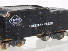 Load image into Gallery viewer, American Flyer 1947 #300 Atlantic Steam Engine  &amp; tender Reading link metal S gauge
