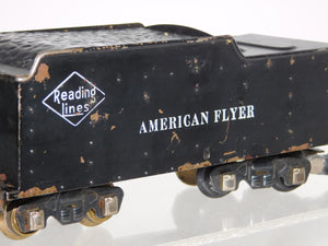 American Flyer 1947 #300 Atlantic Steam Engine  & tender Reading link metal S gauge