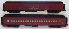 Load image into Gallery viewer, MTH 20-4027 Boston &amp; Maine 5 Car Heavyweight Set 70&#39; Madisons B&amp;M O Premier 1999
