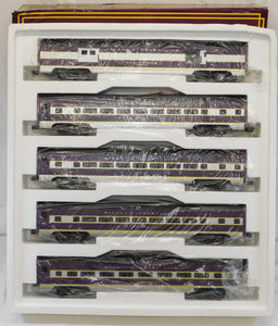 MTH MT- 20- 6500 Atlantic Coast Line 5 Car 70' Painted Aluminum Passenger Set 1996