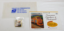 Load image into Gallery viewer, Lionel 6-26214 USPS Celebrate Century Boxcar w/ stickers postcard pin ALL EXTRAS
