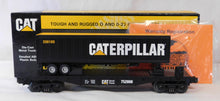Load image into Gallery viewer, MTH 30-7697 Caterpillar Flat Car w/ 40' Trailer O gauge 2001 CAT TOFC C-8 train
