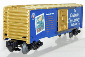 Lionel 6-26214 USPS Celebrate Century Boxcar w/ stickers postcard pin ALL EXTRAS