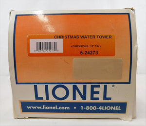 Lionel 6-24273 Christmas Water Tower Merry Christmas from the North Pole boxed O