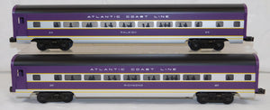 MTH MT- 20- 6500 Atlantic Coast Line 5 Car 70' Painted Aluminum Passenger Set 1996