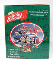 Load image into Gallery viewer, Mr Christmas CANNONBALL TRAIN 26914 Millenium Edition Smokes 16 songs Action C-7
