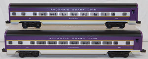 MTH MT- 20- 6500 Atlantic Coast Line 5 Car 70' Painted Aluminum Passenger Set 1996