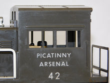 Load image into Gallery viewer, Lionel #42 Picatinny Arsenal Switcher Gas Turbine w/ Box 1957 Olive Green Runs
