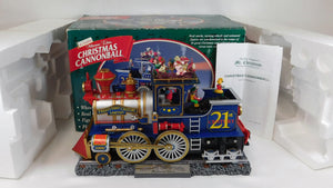 Mr Christmas CANNONBALL TRAIN 26914 Millenium Edition Smokes 16 songs Action C-7