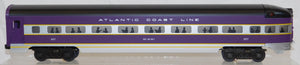 MTH MT- 20- 6500 Atlantic Coast Line 5 Car 70' Painted Aluminum Passenger Set 1996