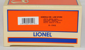 Lionel 6-17412 On-line Store Gondola Uncatalogued LCCA 2002 Convention version C-8 Pitt