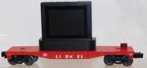 Lionel 6-37006 Flatcar w/ operating LCD Billboard Vision Line C8 Boxed Customizable