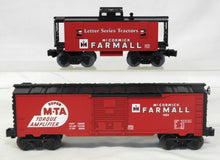 Load image into Gallery viewer, Lionel 6-21795 McCormick Farmall Case/IH Steam Train Set Uncatalogued C-8 Scarce
