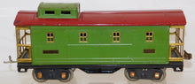 Load image into Gallery viewer, Lionel 517 Standard gauge Caboose Pea Green Red 1932 COPPER journals LIGHTED
