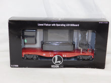 Load image into Gallery viewer, Lionel 6-37006 Flatcar w/ operating LCD Billboard Vision Line C8 Boxed Customizable
