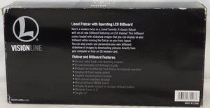 Lionel 6-37006 Flatcar w/ operating LCD Billboard Vision Line C8 Boxed Customizable