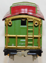 Load image into Gallery viewer, Lionel 517 Standard gauge Caboose Pea Green Red 1932 COPPER journals LIGHTED
