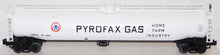 Load image into Gallery viewer, MTH 20-96007 PYROFAX Gas 33K Gallon tank car SHPX 16 086 Premier 1/48 O scale
