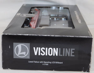 Lionel 6-37006 Flatcar w/ operating LCD Billboard Vision Line C8 Boxed Customizable