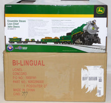 Load image into Gallery viewer, Lionel 6-83286 JOHN DEERE Steam Frt Train Set LIONCHIEF Remote Control C-8 ln
