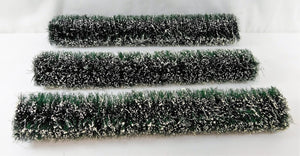 Department 56 #52662 Village Accessories Flexible Frosted Sisal Hedge Set of 3 Landscape New