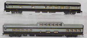 Rivarossi Baltimore & Ohio 85' LW Passenger Cars 4 HO Scale 1503 464 354 Roomette