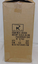 Load image into Gallery viewer, K-Line K-4650B Northern Pacific 15" Aluminum Passenger 4car Passenger Set SCARCE
