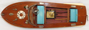 VINTAGE ITO Dragon Speed Boat w/motor battery operated JAPANese no batt cover