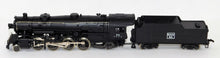 Load image into Gallery viewer, AHM Rivarossi 2-8-2 Heavy Mikado Steam Loco &amp;Tender 5089-E CB&amp;Q 314 Runs HO
