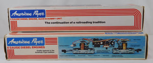 American Flyer 8153 8155 8154 PA ABA Baltimore & Ohio B&O Alco Diesels Boxed C-7