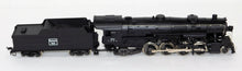 Load image into Gallery viewer, AHM Rivarossi 2-8-2 Heavy Mikado Steam Loco &amp;Tender 5089-E CB&amp;Q 314 Runs HO
