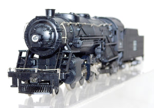 AHM Rivarossi 2-8-2 Heavy Mikado Steam Loco &Tender 5089-E CB&Q 314 Runs HO