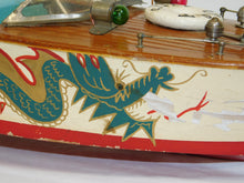 Load image into Gallery viewer, VINTAGE ITO Dragon Speed Boat w/motor battery operated JAPANese no batt cover
