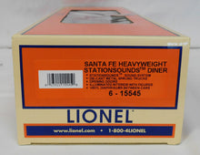 Load image into Gallery viewer, Lionel 6-15545 Santa Fe Heavyweight Stationsounds Diner add on The Chief passenger #1464 19"

