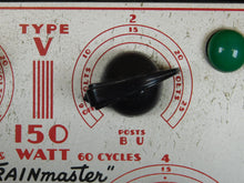 Load image into Gallery viewer, Lionel Type V transformer 150 watts RUNS 4 TRAINS 1939-47 RED PRINT O / STANDARD C-7
