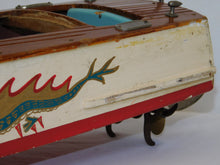 Load image into Gallery viewer, VINTAGE ITO Dragon Speed Boat w/motor battery operated JAPANese no batt cover
