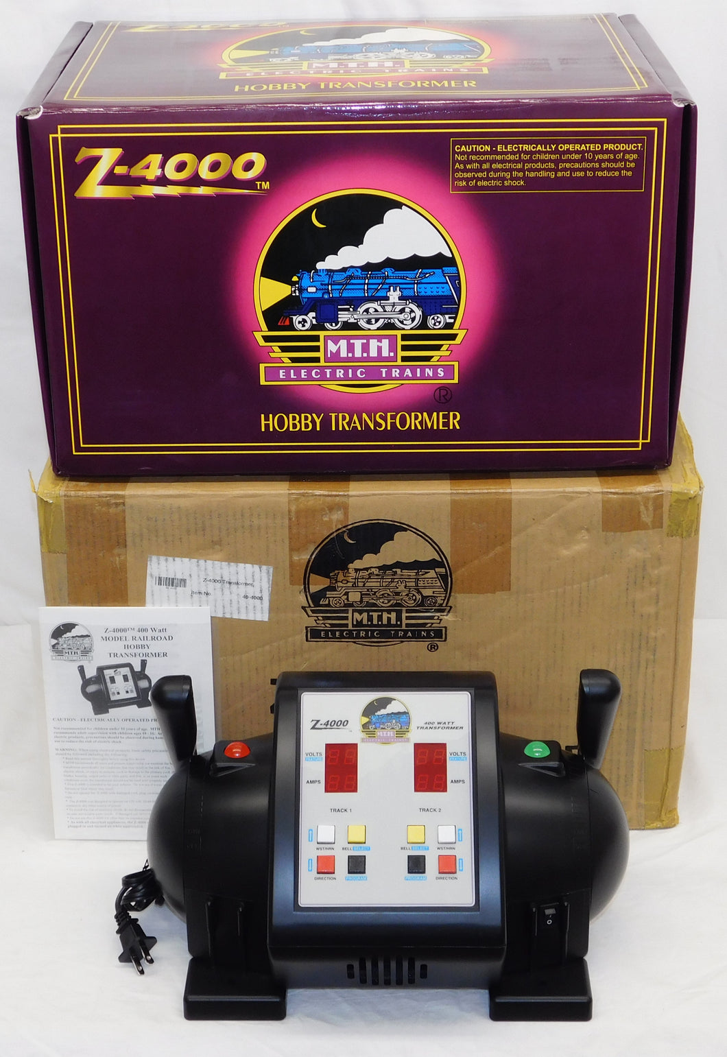 MTH 40-4000 Z-4000 train transformer run 4circuits DCS 400 watts MOSTpowerful C8