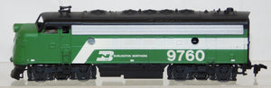 Athearn 9760 Burlington F7 diesel engine Tested runs looks good C-7 HO Scale BN