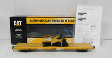 Load image into Gallery viewer, MTH 20-98795 Caterpillar Flat Car w/ die cast AP655D Asphalt Paver O 1/48 2012 Premier
