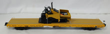 Load image into Gallery viewer, MTH 20-98795 Caterpillar Flat Car w/ die cast AP655D Asphalt Paver O 1/48 2012 Premier
