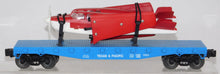 Load image into Gallery viewer, Lionel 6-17516 Texas &amp; Pacific Airplane Flat Car 2 planes T&amp;P Bonanzas 1/48 StdO
