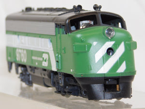 Athearn 9760 Burlington F7 diesel engine Tested runs looks good C-7 HO Scale BN