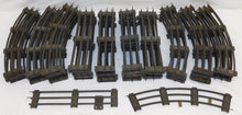 Load image into Gallery viewer, American Flyer Prewar  Wide/ Standard Gauge TRACK 46pcs 20 straight 24 crv 2 terminal sections
