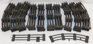 American Flyer Prewar  Wide/ Standard Gauge TRACK 46pcs 20 straight 24 crv 2 terminal sections